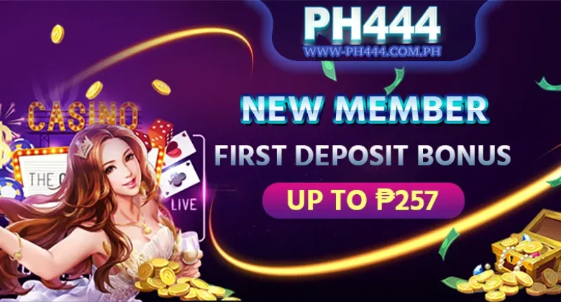 New members get bonus up to P257 on first deposit