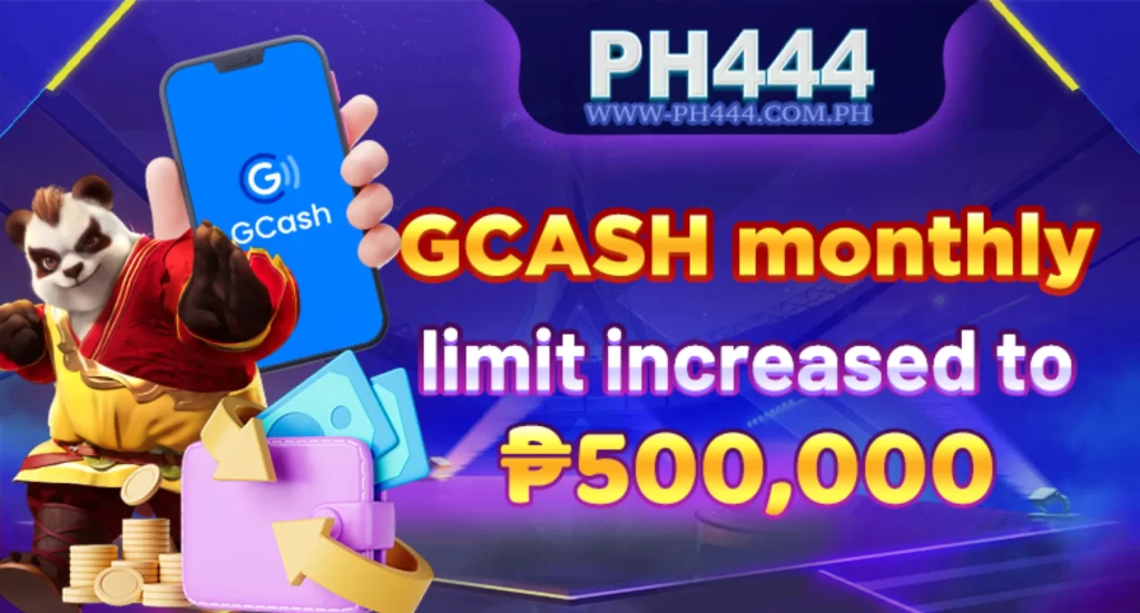 The monthly limit for GCASH has increased to ₱500